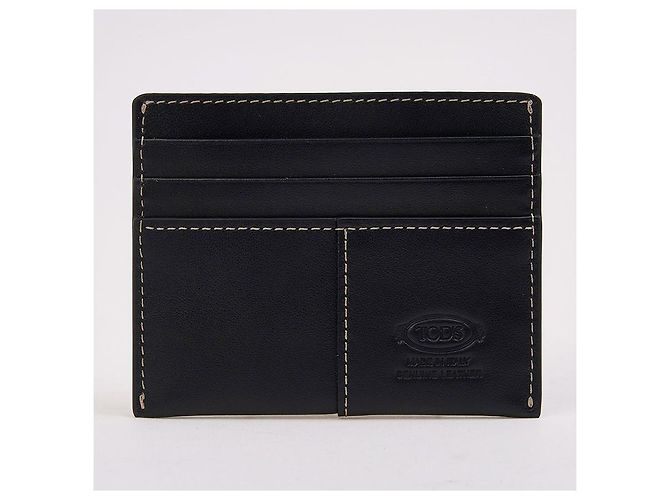 Tod's Leather Cardholder Black - view 2