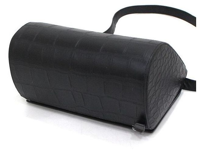Givenchy Pandora Box Medium Schultertasche mit Krokodilmuster Schwarz - Ansicht 6
