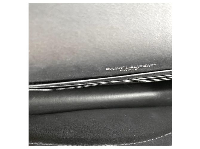 Saint Laurent Borsa a tracolla Monogram Kate Tassel Chain Nero - vista 8