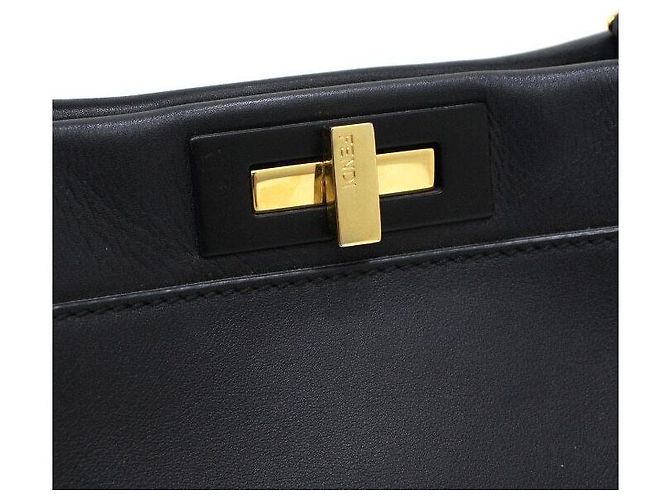 Fendi Bolso Peekaboo Medium Negro - vista 7