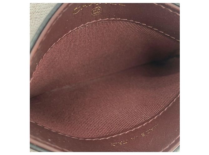 Chanel Kartenetui Classic Caviar vergoldet Kartenetui Kartenfach Schwarz - Ansicht 6