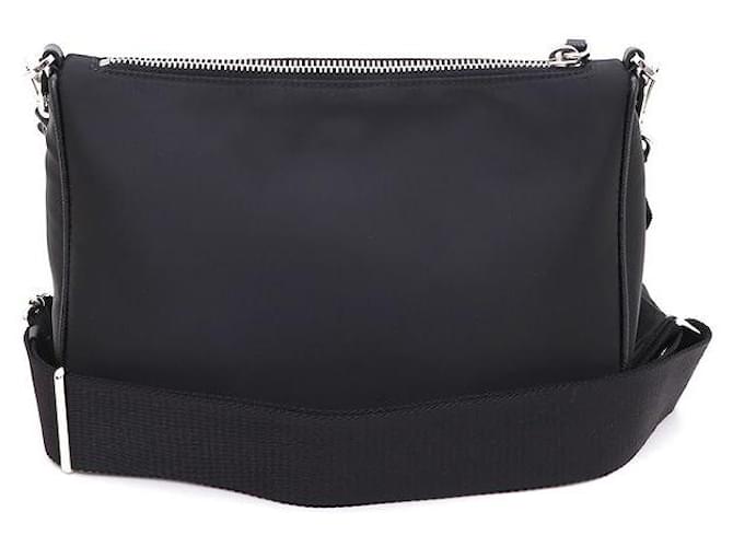 Prada Borsa a Spalla con Catena e Crossbody Nero - vista 3