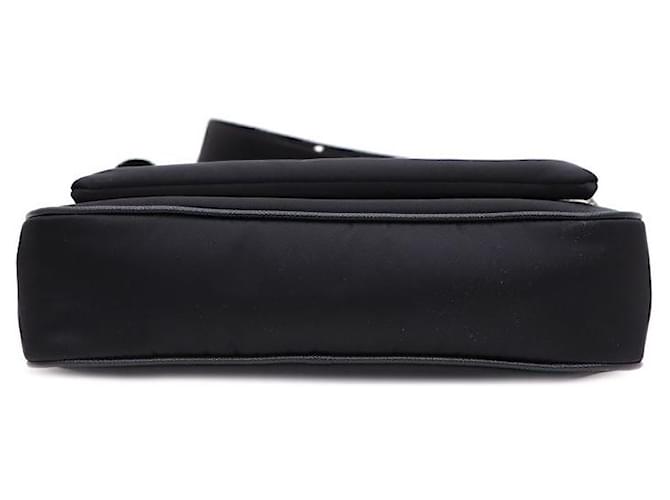 Prada Borsa a Spalla con Catena e Crossbody Nero - vista 7