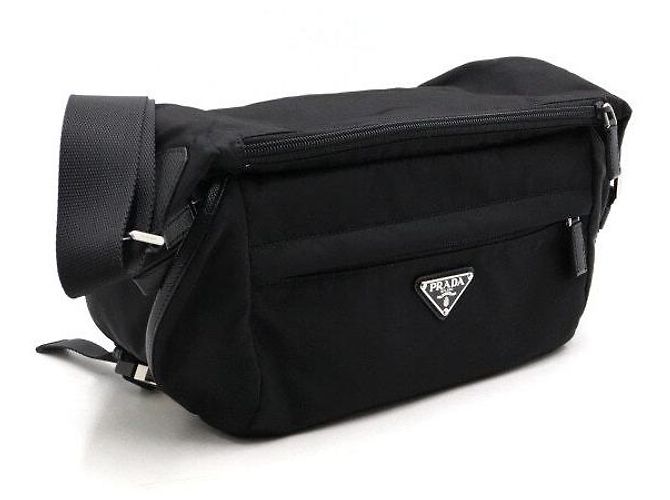 Prada Black Re-Nylon Biker Umhängetasche Medium - Ansicht 3