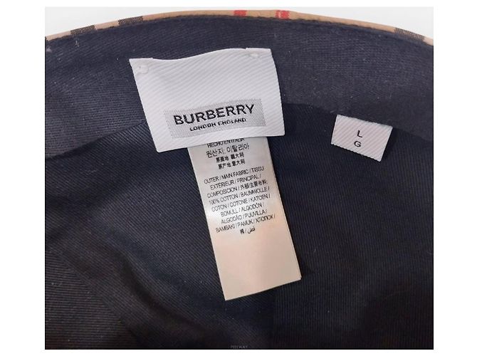Burberry Cappellino da baseball TB con motivo monogramma e strisce iconiche Marrone - vista 6