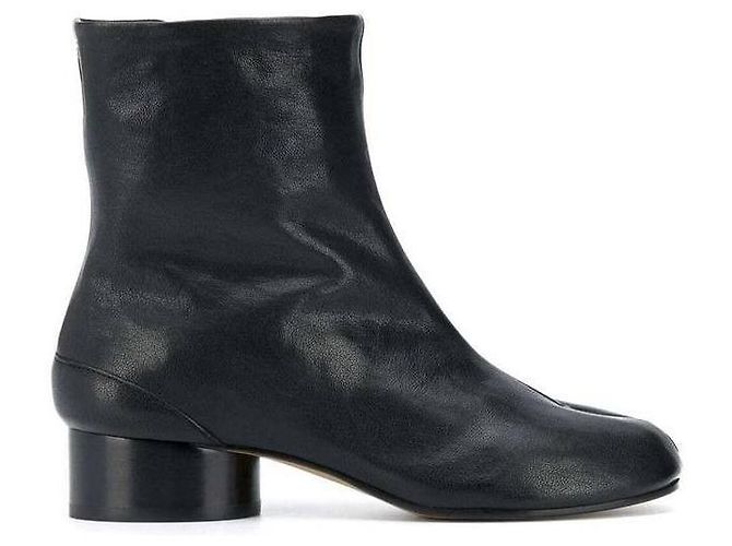 Maison Martin Margiela Botines Tabi Negro - vista 4