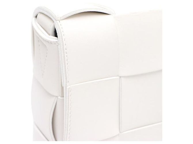 Bottega Veneta Borsa a Spalla e Borsa a Tracolla Intrecciato Cassette Bianco - vista 13