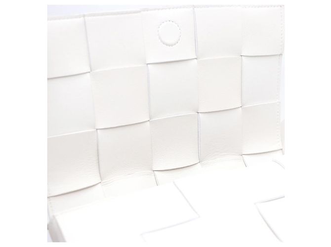 Bottega Veneta Borsa a Spalla e Borsa a Tracolla Intrecciato Cassette Bianco - vista 16
