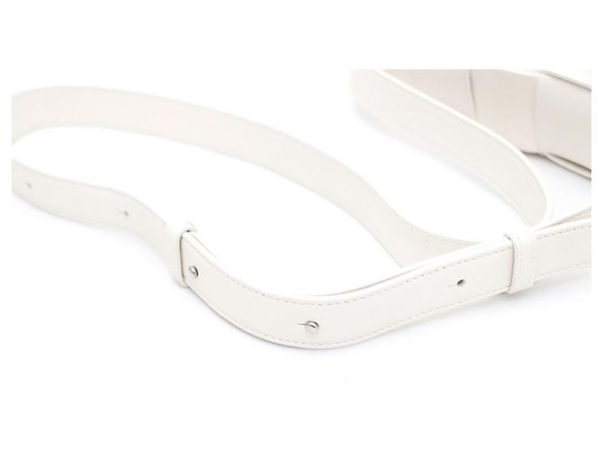 Bottega Veneta Borsa a Spalla e Borsa a Tracolla Intrecciato Cassette Bianco - vista 18