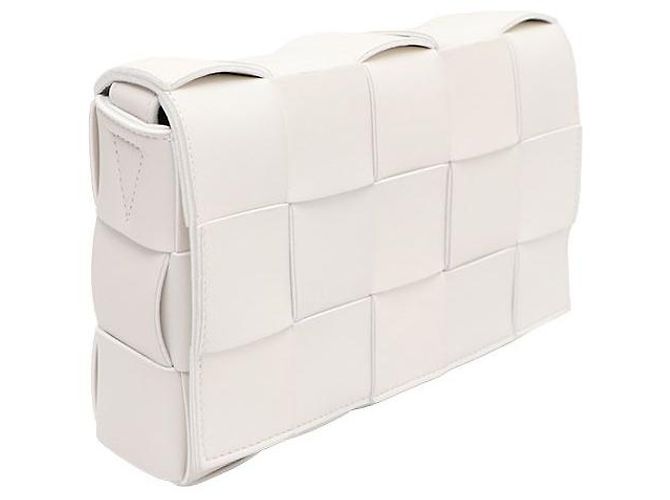 Bottega Veneta Borsa a Spalla e Borsa a Tracolla Intrecciato Cassette Bianco - vista 2