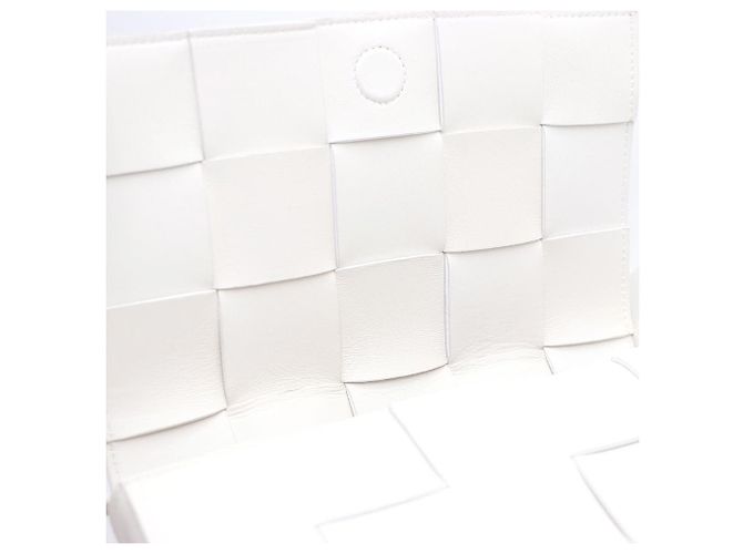 Bottega Veneta Borsa a Spalla e Borsa a Tracolla Intrecciato Cassette Bianco - vista 7