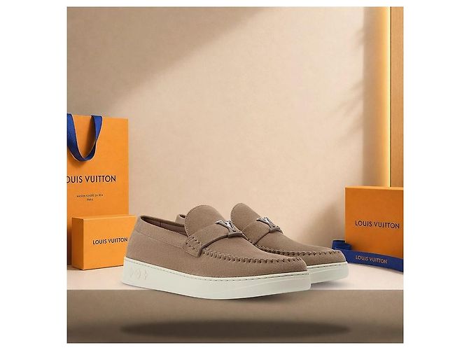 Louis Vuitton Resort Loafer Beige Braun - Ansicht 2