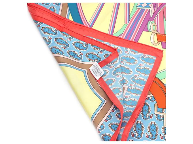 Hermès Seidenschal Le Roue de Payton Square Mehrfarben - Ansicht 5