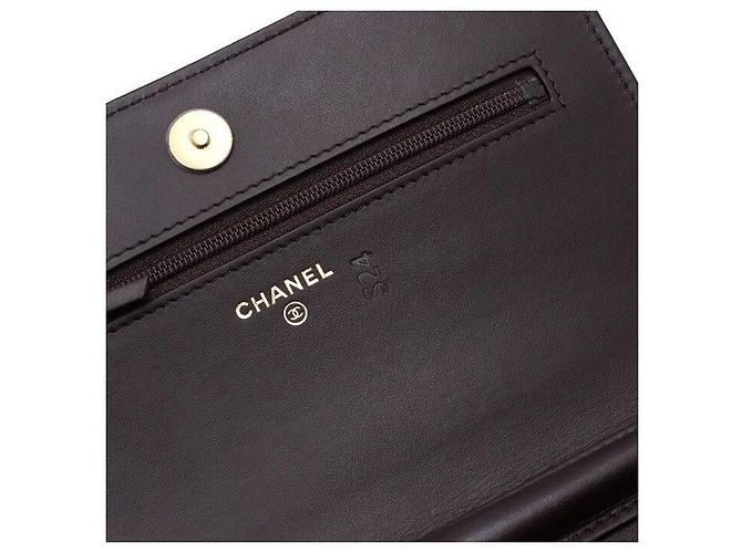 Chanel Borsa a tracolla e borsa a spalla con catena dorata Porpora - vista 7