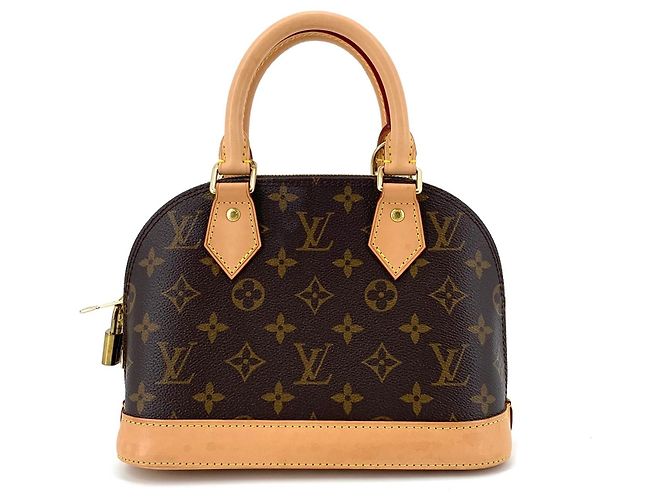 Louis Vuitton Borsa Tote Alma BB Monogram Crossbody Multicolore - vista 3