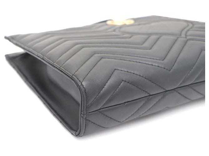 Gucci Clutch GG Marmont Matelassé Nero - vista 14