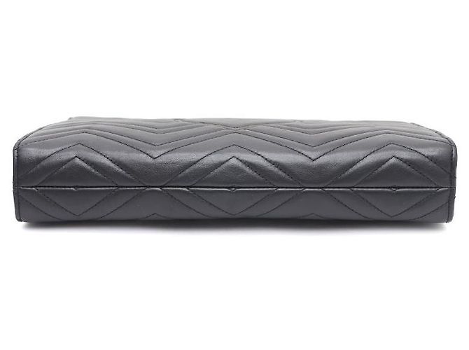 Gucci Clutch GG Marmont Matelassé Nero - vista 7