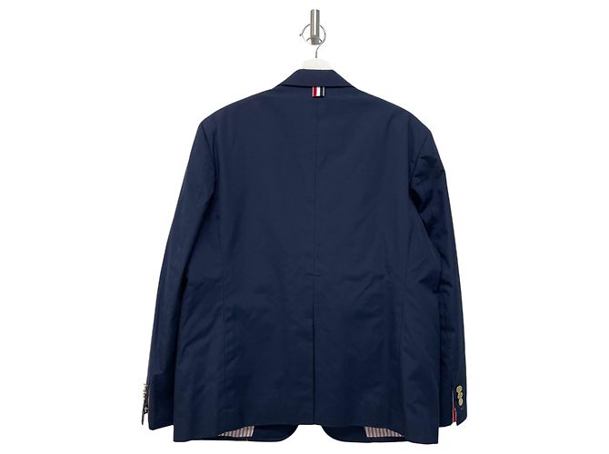 Thom Browne Giacca blazer chiusa Typewriter Blu - vista 2