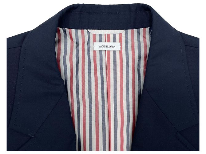 Thom Browne Giacca blazer chiusa Typewriter Blu - vista 4