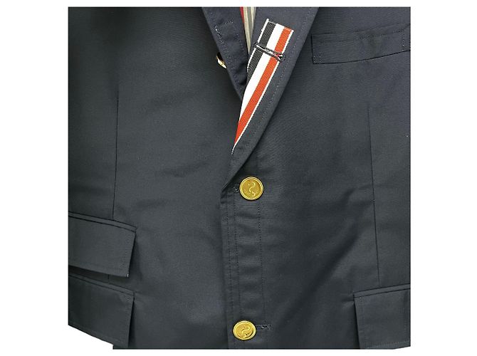 Thom Browne Giacca blazer chiusa Typewriter Blu - vista 5