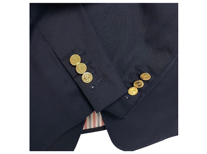 Thom Browne Giacca blazer chiusa Typewriter Blu - vista 6