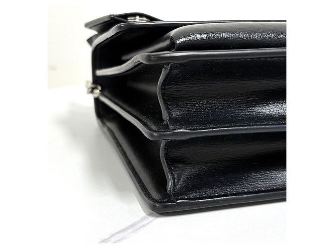 Saint Laurent Sunset Chain Schultertasche Medium Schwarz - Ansicht 11