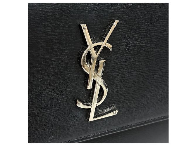 Saint Laurent Sunset Chain Schultertasche Medium Schwarz - Ansicht 13