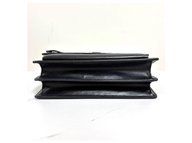 Saint Laurent Sunset Chain Schultertasche Medium Schwarz - Ansicht 25
