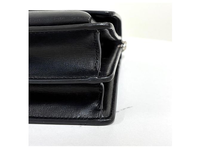 Saint Laurent Sunset Chain Schultertasche Medium Schwarz - Ansicht 27