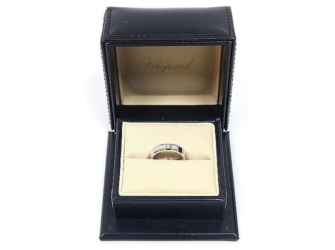 Chopard Anello Ice Cube in Oro Bianco e Diamanti Misura - vista 7