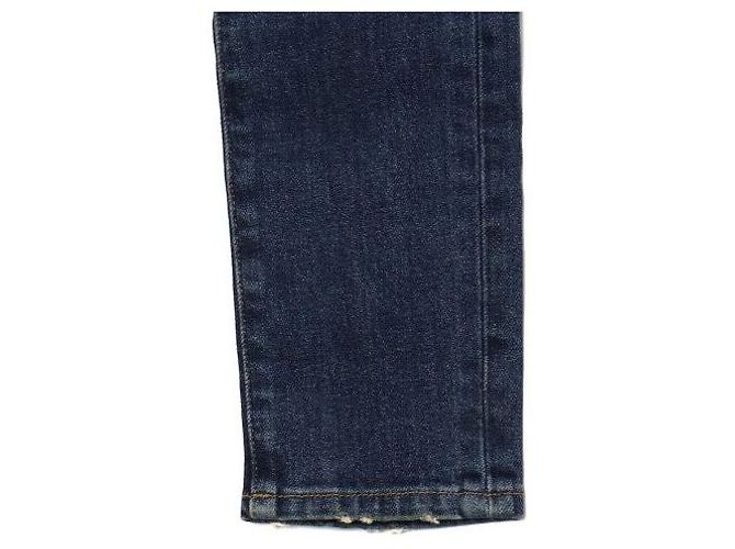 Saint Laurent Pantalones vaqueros de cintura ajustada para mujer - vista 3