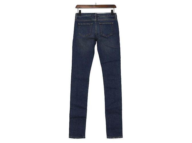 Saint Laurent Pantalones vaqueros de cintura ajustada para mujer - vista 4