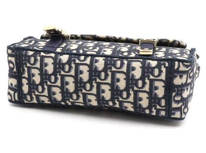 Dior Piccola borsa a tracolla Oblique Crossbody Blu - vista 6