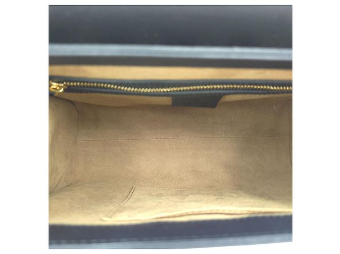 Gucci Borsa Tote Padlock GG Supreme Canvas Small con manico superiore e tracolla Marrone - vista 20