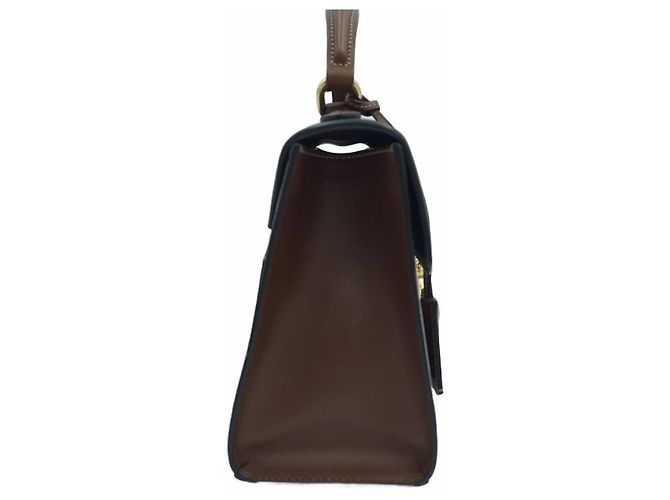 Gucci Borsa Tote Padlock GG Supreme Canvas Small con manico superiore e tracolla Marrone - vista 4