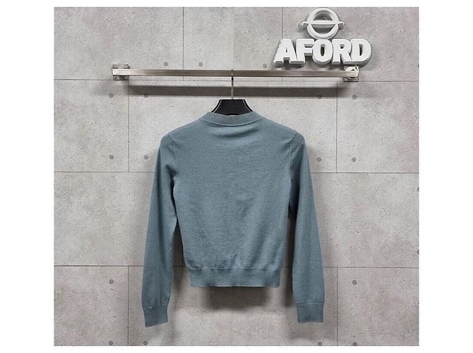 Hermès Pull en maille LIFT en cachemire inutilisé Bleu - vue 2