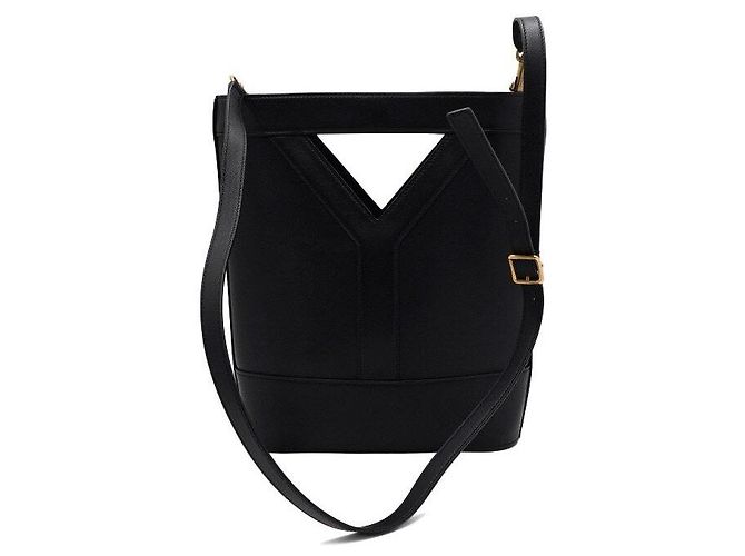 Saint Laurent Piccola borsa tote a secchiello convertibile in borsa a tracolla e crossbody - vista 4