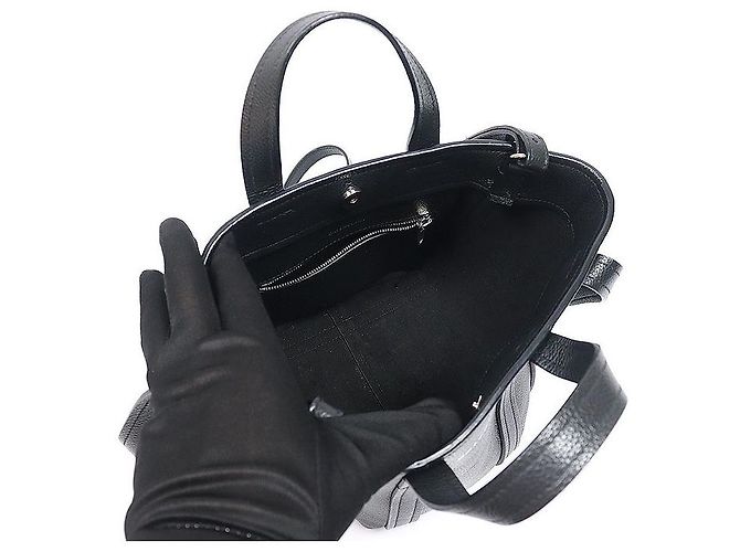 Balenciaga Pelle di vitello nero Everyday XS North South - vista 5
