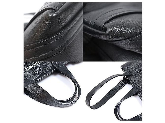 Balenciaga Pelle di vitello nero Everyday XS North South - vista 6