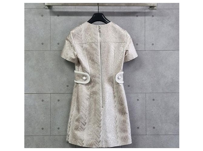 Louis Vuitton Vestido de seda sin usar Multicolor - vista 4