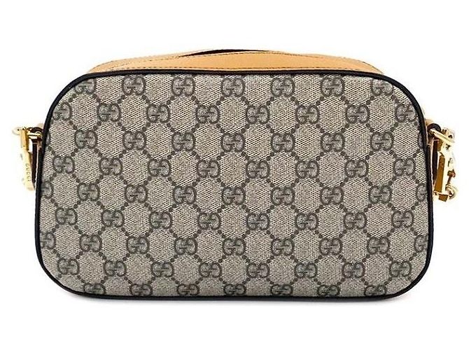 Gucci Borsa a tracolla GG Supreme Kai GG Supreme Arancione - vista 4