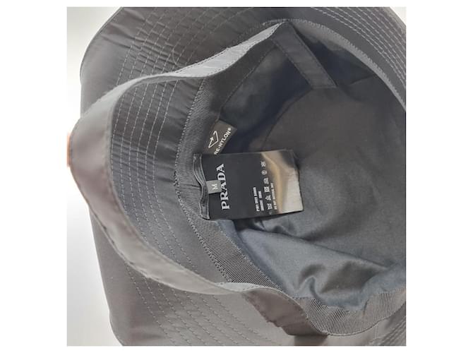 Prada Re Nylon Fischerhut Schwarz - Ansicht 8