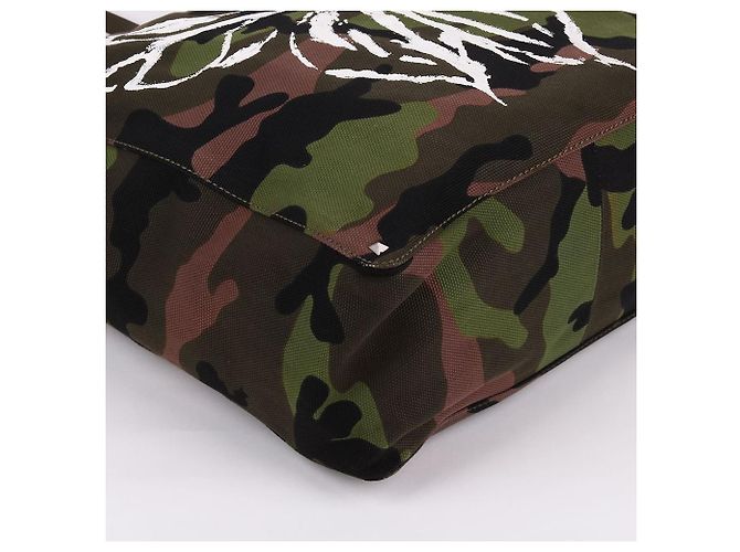 Valentino Borsa Tote Mariposa e Borsa a Spalla Camouflage Marrone - vista 11