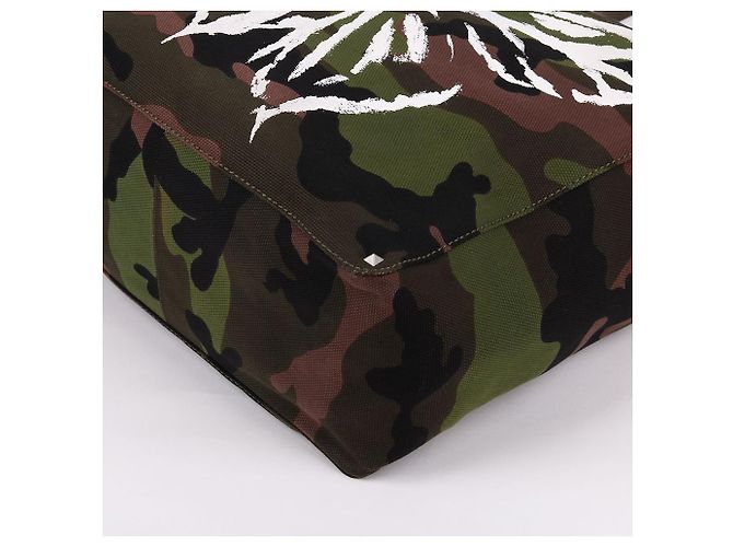 Valentino Borsa Tote Mariposa e Borsa a Spalla Camouflage Marrone - vista 12