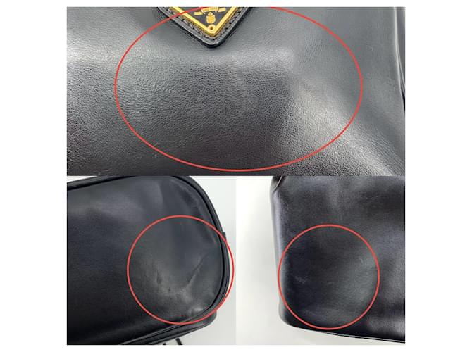 Prada Borsa a secchiello in pelle a tracolla Nero - vista 8