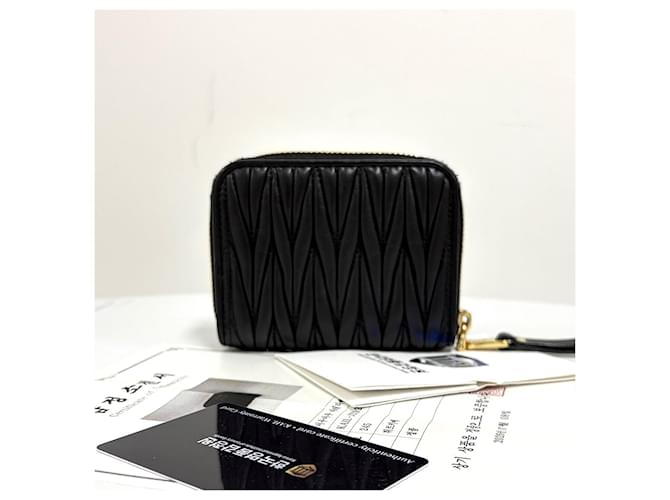 Miu Miu Portafoglio con cerniera Nero - vista 15