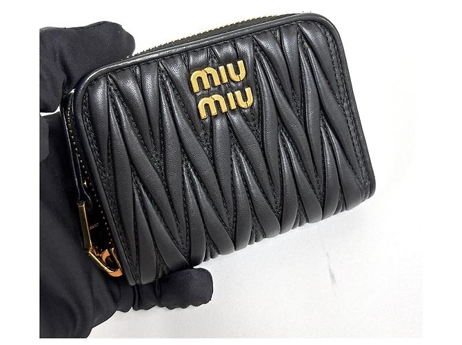 Miu Miu Portafoglio con cerniera Nero - vista 17