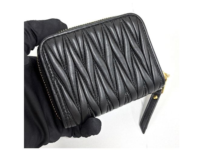 Miu Miu Portafoglio con cerniera Nero - vista 18