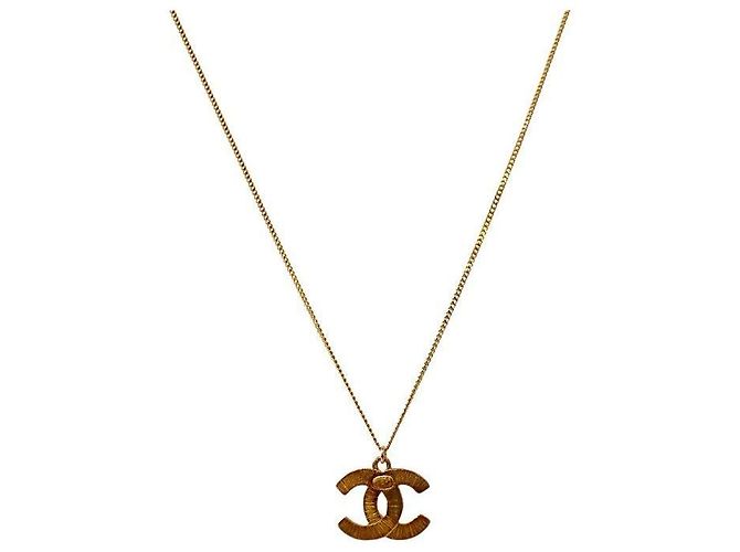 Chanel Collar Cubic CC Dorado - vista 2