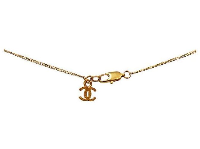 Chanel Collar Cubic CC Dorado - vista 3